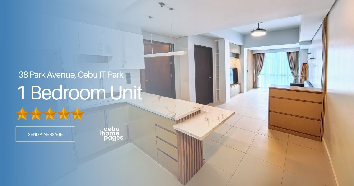 1-Bedroom Beautifully Fitted Out at 38 Park Avenue, Cebu